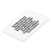 FONETISCHE ALFABET/CODE-WOORDEN MAGNEET (Linkerzijde)