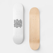 FONETISCHE ALFABET/CODE-WOORDEN PERSOONLIJK SKATEBOARD (Voorkant)