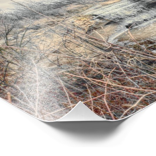 Fonferek Herfsten afdrukken Foto Afdruk (Hoek)