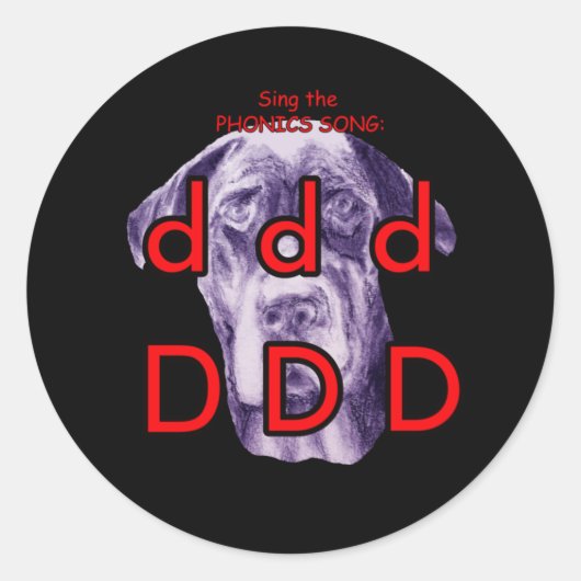 fonica-sticker ronde sticker (Voorkant)