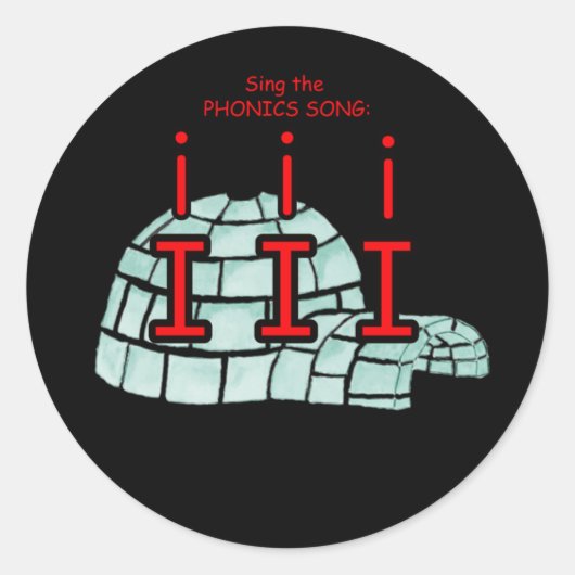 fonica-stickers ronde sticker (Voorkant)