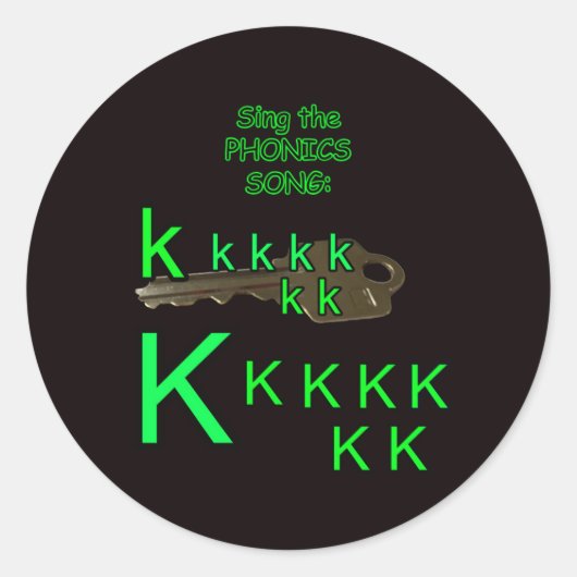 fonica-stickers ronde sticker (Voorkant)