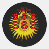 fonica-stickers ronde sticker (Voorkant)