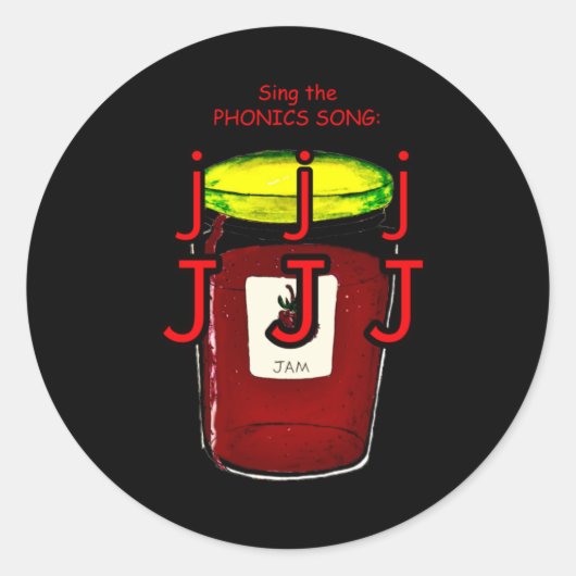 fonica-stickers ronde sticker (Voorkant)