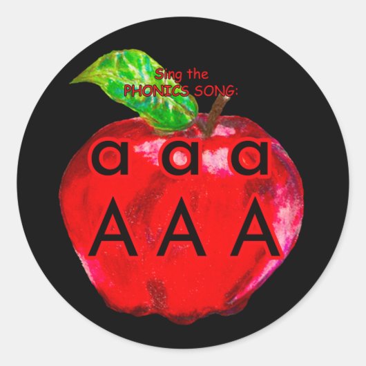 FONIEK GELUID "A" RONDE STICKER (Voorkant)