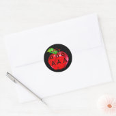 FONIEK GELUID "A" RONDE STICKER (Envelop)