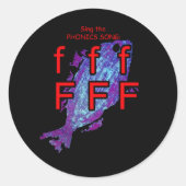 foniesticker ronde sticker (Voorkant)