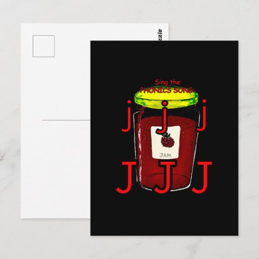 fonische briefkaart of flashcard (Voorkant / Achterkant)