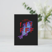 fonische briefkaart of flashcard (Staand voorkant)