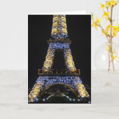 Fonkel, fonkel de Toren van Eiffel Kaart (Gele Bloem)
