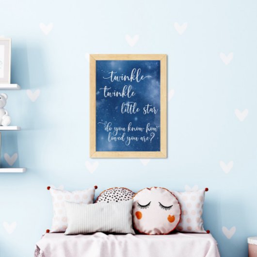 Fonkel Kleine Ster Weet Je Hoe Geliefd Je Bent? Poster