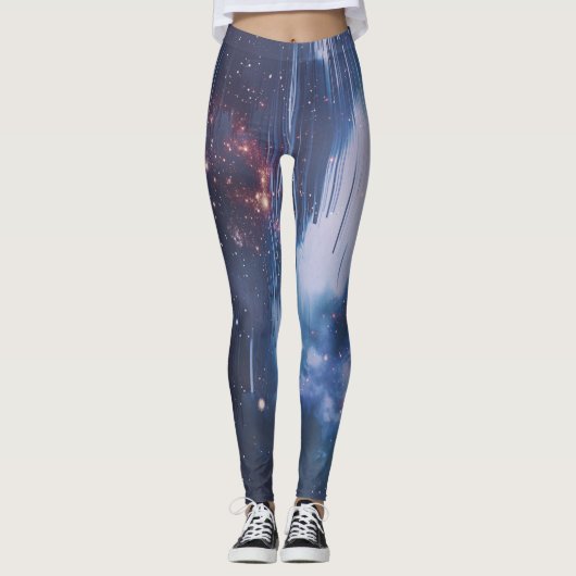 Fonkel Kleine Sterren Leggings (Voorkant)