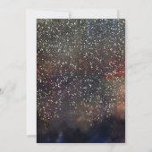 Fonkelend Aquarel Aards Rustiek Modern Glam Feest Kaart (Achterkant)