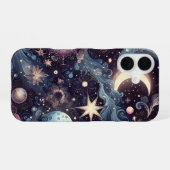 Fonkelend Stardust iPhone 16 Hoesje (Achterkant horizontaal)