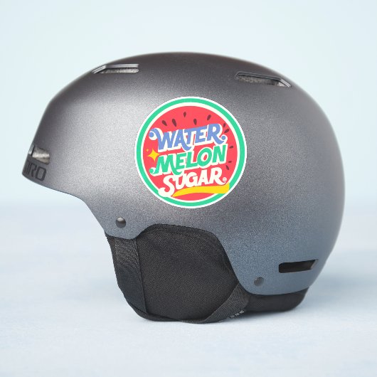 fonkelend watermeloendrama sticker (Helm Zijkant)