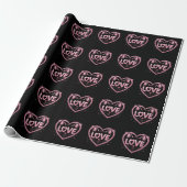 Fonkelende Kattenliefde Cadeaupapier (Uitgerold)