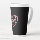 Fonkelende Kattenliefde Latte Mok (Rechterhoek)