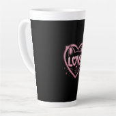 Fonkelende Kattenliefde Latte Mok (Linkerhoek)