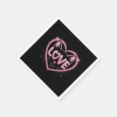 Fonkelende Kattenliefde Servet (Hoek)