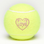 Fonkelende Kattenliefde Tennisballen (Achterkant)