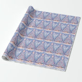 Fonkelende Kerstboom Cadeaupapier (Uitgerold)