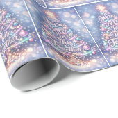 Fonkelende Kerstboom Cadeaupapier (Rol Hoek)