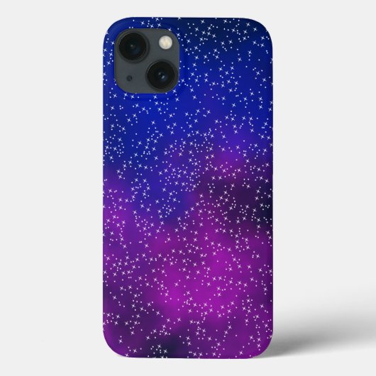 Fonkelende Kosmische Nachtelijke Hemel Esthetische Case-Mate iPhone Case (Achterkant)