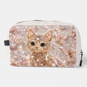 Fonkelende Kristallen Mooie Kat Aesthetic Toiletta Toilettasje