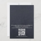 Fonkelende Metselwerkpot Lichten Rustieke QR Code Kaart (Achterkant)