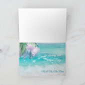 FONKELENDE OCEAANWATEREN Dank U Bedankkaart (Binnen)