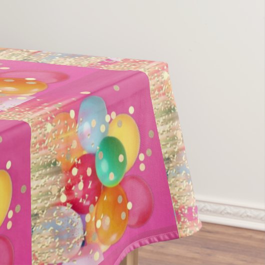 Fonkelende Roze Feestje  Tafelkleed (Voorbeeld)