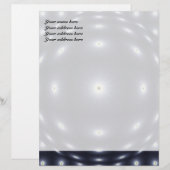 Fonkelende ruimte persoonlijk briefhoofd (Voorkant / Achterkant)