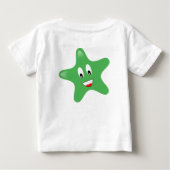 Fonkelende Ster Baby T-Shirt (Achterkant)