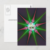 Fonkelende Ster Briefkaart (Voorkant / Achterkant)