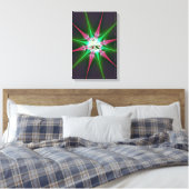 Fonkelende Ster Canvas Afdruk (Insitu (Slaapkamer))