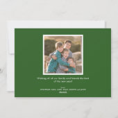 Fonkelende Sterren | Gelukkig Nieuwjaar 2 Foto Feestdagenkaart (Achterkant)