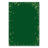 Fonkelende Sterren Tafelkaart Kaart (Achterkant)