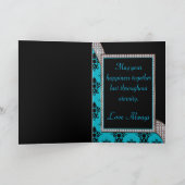 Fonkeling van de Gem van het Damast van Aqua de Kaart (Binnen)