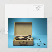 fonograaf briefkaart (Voorkant / Achterkant)