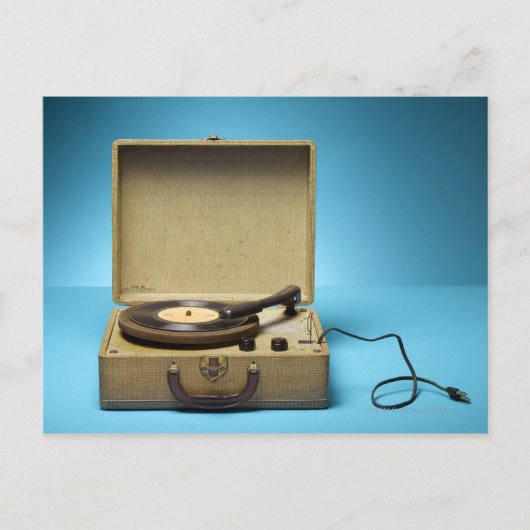 fonograaf briefkaart (Voorkant)