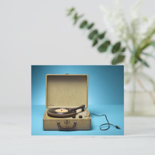  fonograaf briefkaart (Staand voorkant)