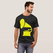Fonograaf - Geel T-shirt (Voorkant volledig)