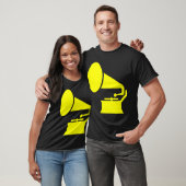 Fonograaf - Geel T-shirt (Unisex)