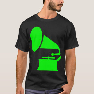 Fonograaf - Groen T-shirt