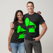 Fonograaf - Groen T-shirt (Unisex)