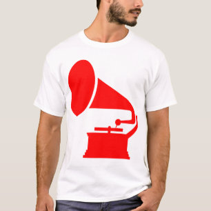 Fonograaf - Rood T-shirt