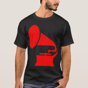 Fonograaf - Rood T-shirt