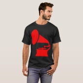 Fonograaf - Rood T-shirt (Voorkant volledig)