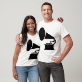 Fonograaf - Zwart T-shirt (Unisex)