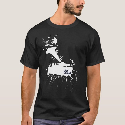 fonografie, muziekrots ~ surrealistische versie1 t-shirt (Voorkant)